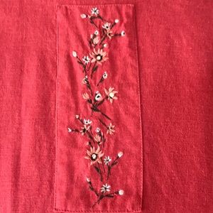 Christopher& Banks Delicately embroidered tops